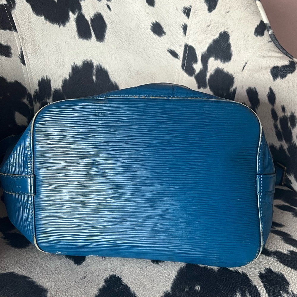 Used Condition- Louis Vuitton Blue Hobo Bag - Picture 14 of 16